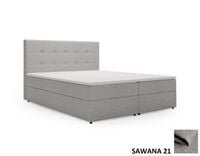 Łóżko kontynentalne 160x200 Ines - Sawana 21