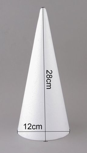 Stożek styropianowy 28cm na Arena.pl
