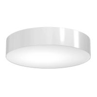 Plafon LAMPA sufitowa BUNGO 7142 Shilo okrągła OPRAWA ścienna KINKIET biały