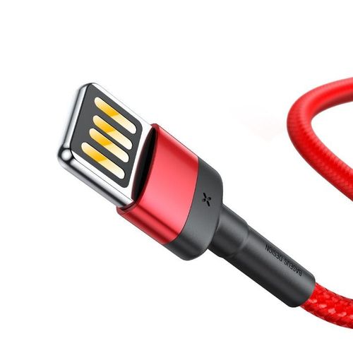 Kabel Lightning USB (dwustronny) Baseus Cafule 1,5A 2m (czerwony) na Arena.pl