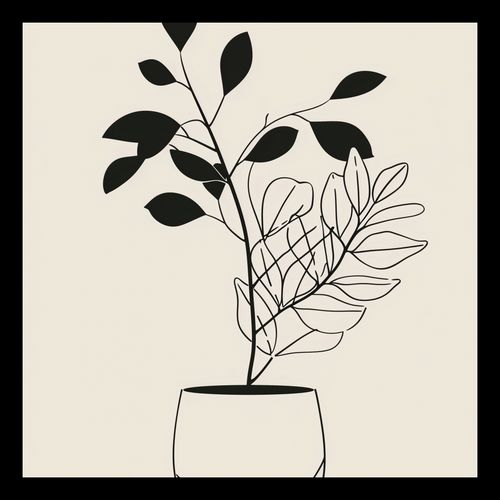 Plakat 20x20cm Prostota Doniczki na Arena.pl