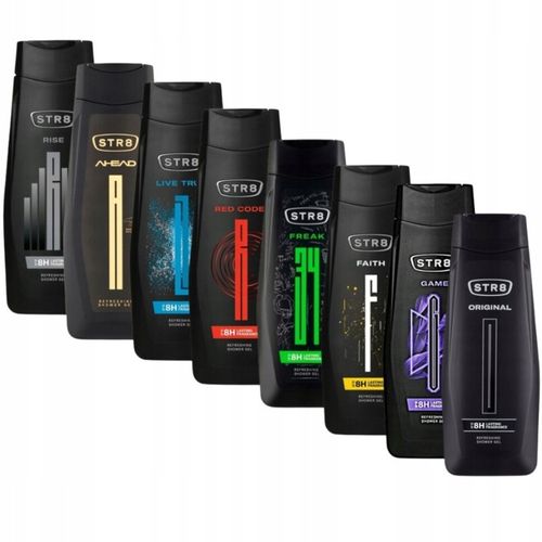 STR8 ZESTAW MIX żel pod prysznic dla mężczyzn 8szt x 400ml na Arena.pl