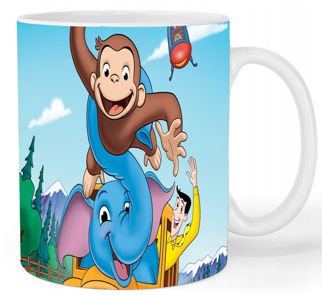 Kubek ceramiczny Ciekawski George zdjęcie 1