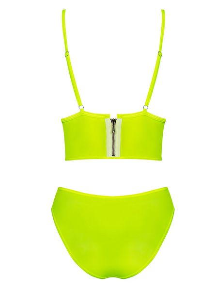 Neonia top i figi żółty - Obsessive S/M zdjęcie 4