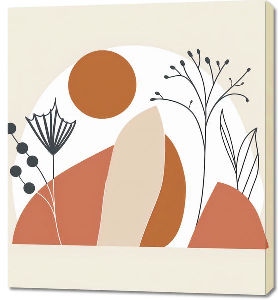 Obraz 90x100cm Organiczny Splot zdjęcie 1