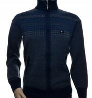 Męski sweter rozpinany na zamek turecki L