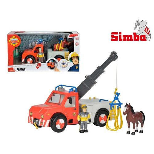 Simba Strażak SAM Dźwig Phoenix Figurka i Koń na Arena.pl
