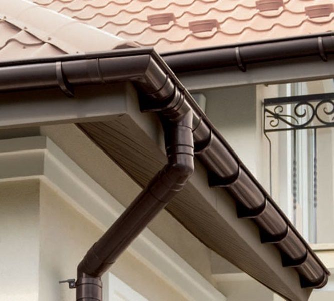 Rynna Rynny PVC PCV Gamrat 75mm 75/63mm Biała Rynna Arena.pl