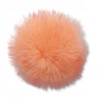 Crocs Przypinka Ozdoba Pin Charms Jibbitz Do Butów Orange Long Hair Puff