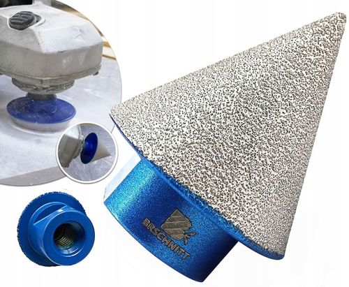 FREZ STOŻKOWY STOŻEK DIAMENTOWY 35mm M14 DO GRESU PŁYTEK GLAZURY na Arena.pl