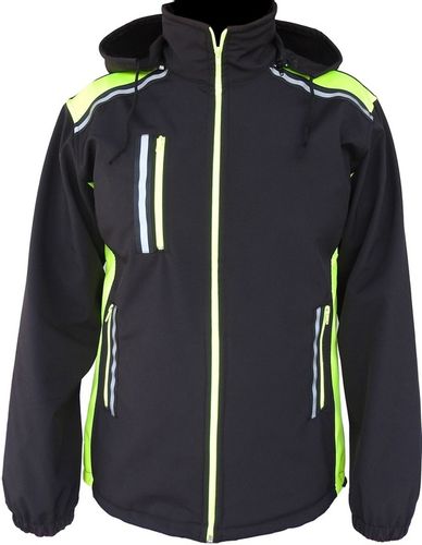 KURTKA ROBOCZA SOFTSHELL ODBLASKOWA WODOODPORNA na Arena.pl