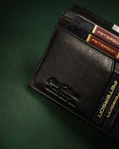 składany portfel męski ze skóry naturalnej - peterson na Arena.pl
