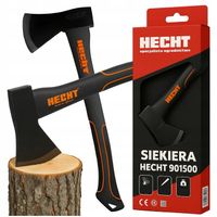 SIEKIERA ROZŁUPUJĄCA UNIWERSALNA OSTRA SOLIDNY TRZONEK 61cm HECHT 901500