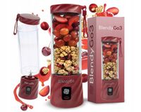 Wygodny Blender BlendyGo 3 MOC BURGUNTD PRZENOŚNY ORYGINALNY USB SMOOTHIE