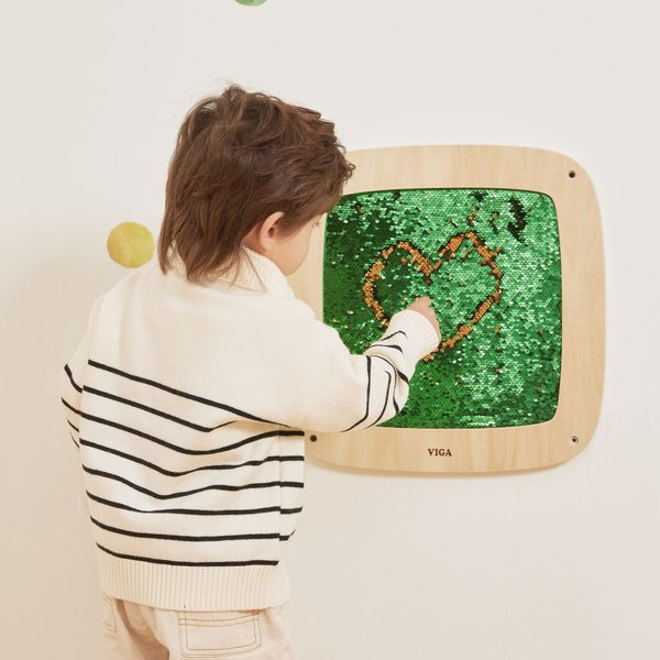 VIGA Panel Aktywności Ścienny z Cekinami zdjęcie 2