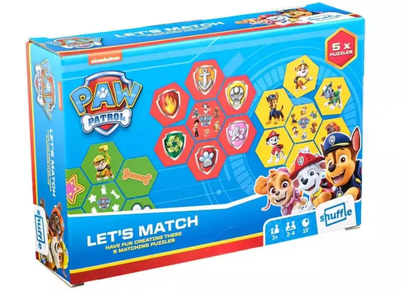 Shuffle - Paw Patrol Let's Match zdjęcie 1