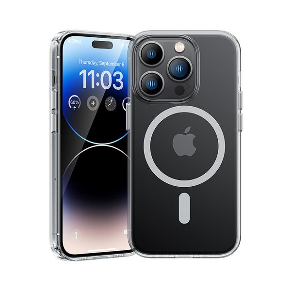 Benks Etui Magnetic Crystal do Iphone 15 Pro przezroczysty zdjęcie 1