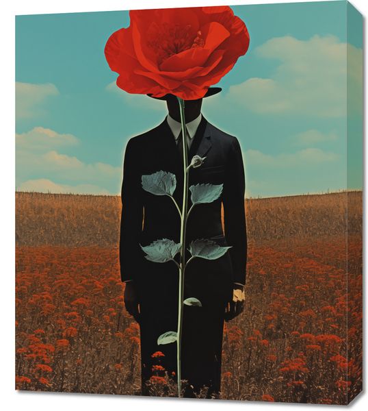 Obraz 60x70cm Obserwator zza Maku zdjęcie 1