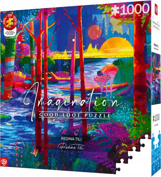 Puzzle 1000 elementów. Imagination. Redina Tili, Sleeping Giants zdjęcie 2