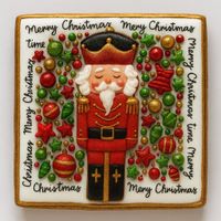 CIASTKO LUKROWANE DZIADEK DO ORZECHÓW NO11 PROSTO ROZ.XL RĘCZNIE ROBIONE