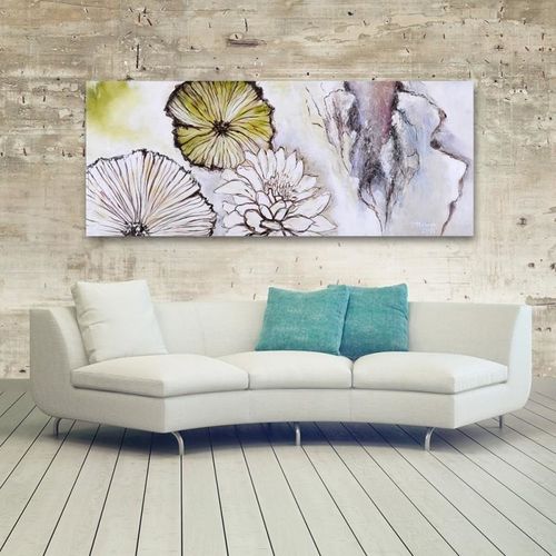 Deco Panel, Kwiaty – abstrakcja – panorama 100x40 na Arena.pl
