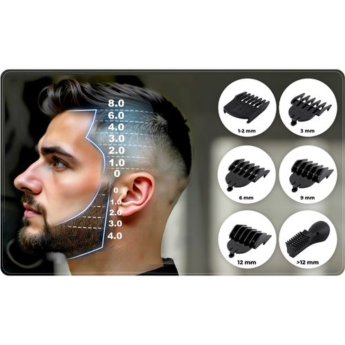 Maszynka do strzyżenia włosów Berdsen BD-262 czarna na Arena.pl