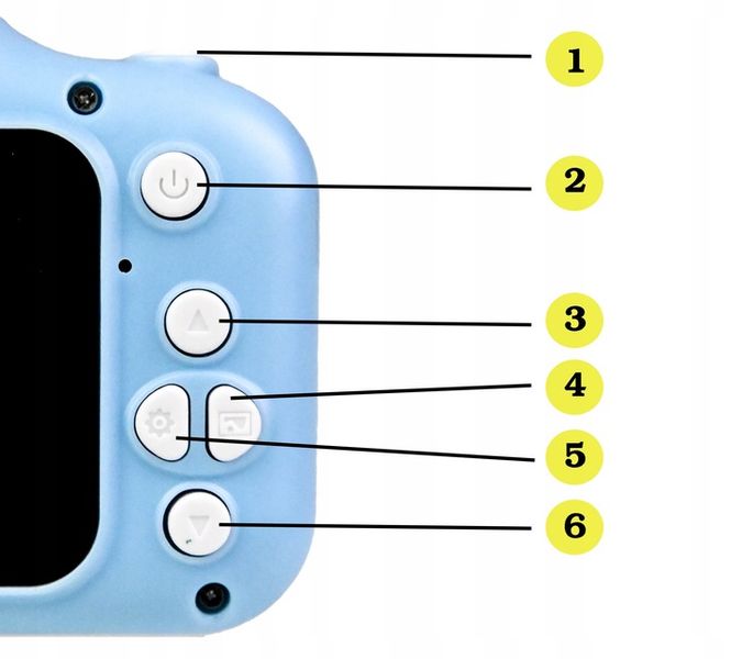 Lustrzanka KIDS PRO XL 2 CALOWY LCD ROZDZIELCZOŚĆ 1024p zdjęcie 11