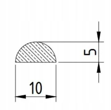 Próg akrylowy 5mm 100cm do kabiny prysznicowej na Arena.pl