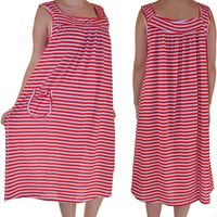 Plażówka podomka sukienka bawełniana plus 52 54 56