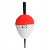 SPŁAWIK ŻYWCOWY STYROPIANOWY 20g Boja z przetyczką