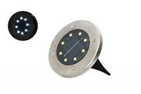 lampka solarna 8 led śr.11,5