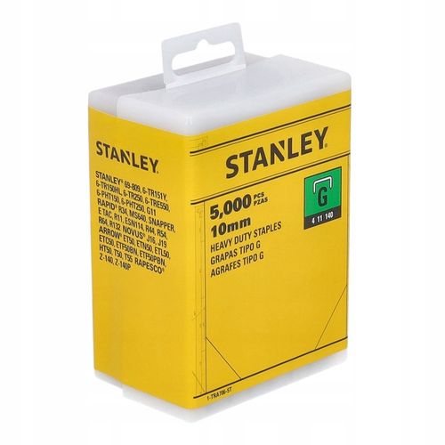 Stanley Zszywka G 10mm 3/8 Hd Typ G 4/11/140 5000szt TRA7065T na Arena.pl