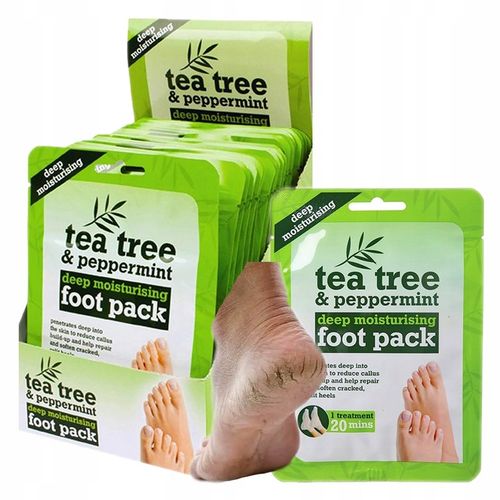 Skarpetki nawilżające do stóp na noc maska do na suche stopy pięty ZESTAW na Arena.pl