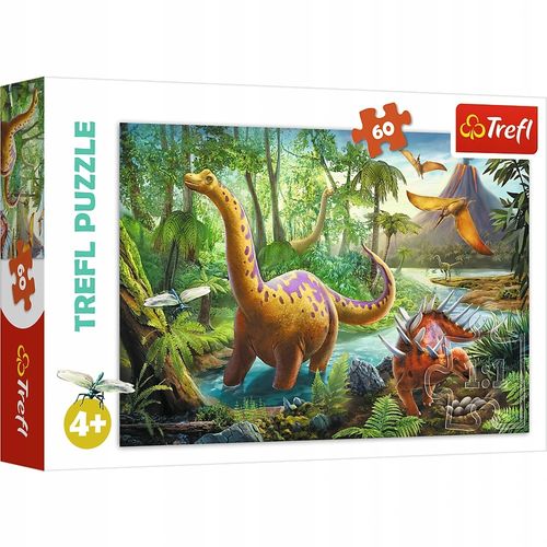 Puzzle 60 Wędrówka Dinozarów 17319 na Arena.pl