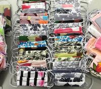 maseczka bawełniana kolorowa - różne wzory 10szt.