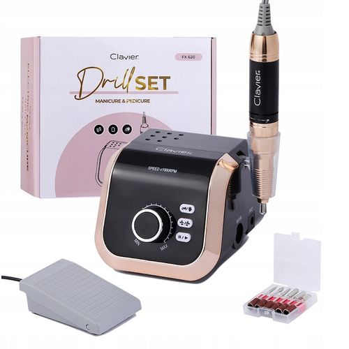 Frezarka Do Paznokci Manicure Pedicure Mocna 65W FX 620 - Black na Arena.pl