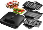AMICA SMK4011 OPIEKACZ GOFROWNICA GRILL PANINI 3W1