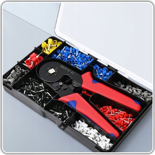 ZACISKARKA PRASKA DO KONEKTORÓW Szczypce PRZEWODÓW KABLI 1200 szt. + na Arena.pl