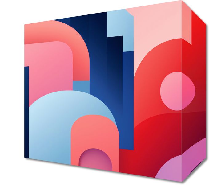 Obraz 20x20cm Miasto Kolorów zdjęcie 1