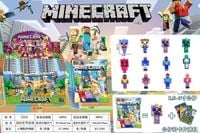 Minecraft: Tajemnicza saszetka z figurką i kartą kolekcjonerską