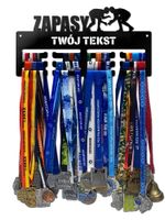 Wieszak na medale ZAPASY twoje imię dowolny tekst 289.1