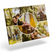 FOTO-OBRAZ na płótnie Twoje zdjęcie 40x30 KOLAŻE KREATOR WZORY Z 5 ZDJĘĆ