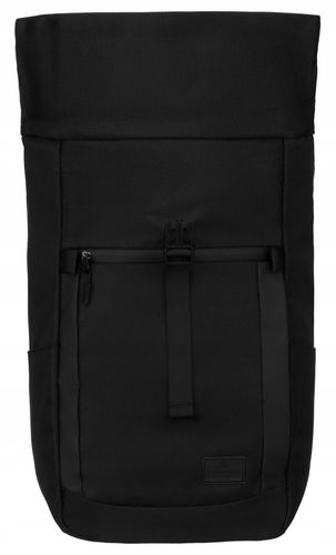 czarny sportowy plecak typu roll-top na regulowanych szelkach - peterson na Arena.pl