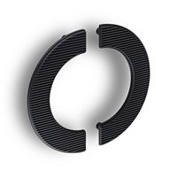 Uchwyt do mebli półokrąg czarny matowy CB1197Z128.N2