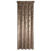 Zasłona gotowa RAJA 140x270 brązowa połysk welwet taśma
