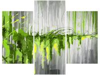 OBRAZ GREEN WATERFALL ZIELONY WODOSPAD