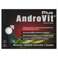ANDROVIT PLUS Witaminy i minerały dla mężczyzn 30 kapsułek