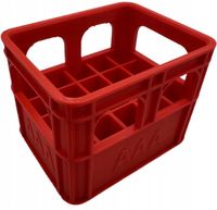 ORGANIZER NA BATERIE AAA KOSZYK POJEMNIK OPAKOWANIE ETUI CZERWONY