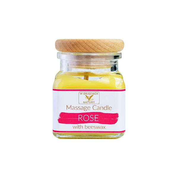 Świeca Do Masażu - Róża 100ml zdjęcie 1