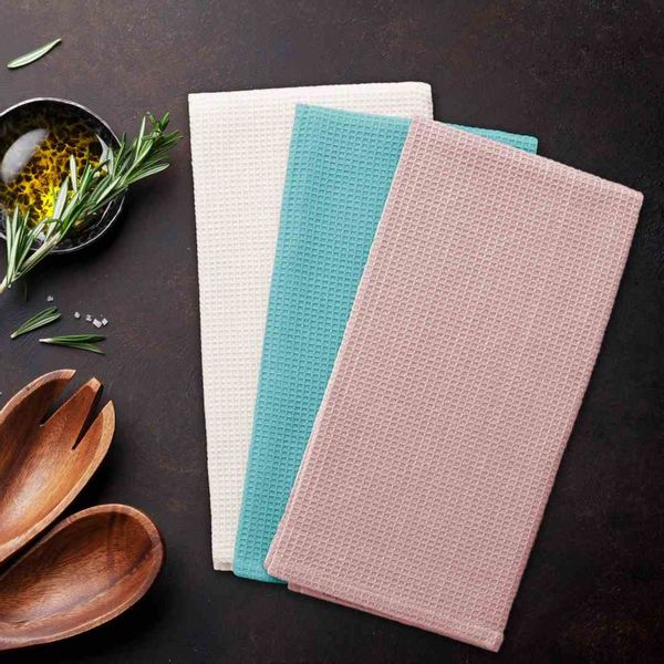 KIT/AH/LETTY/WAFFLE/TURQ&PINKS/3PACK/50X70 zdjęcie 5